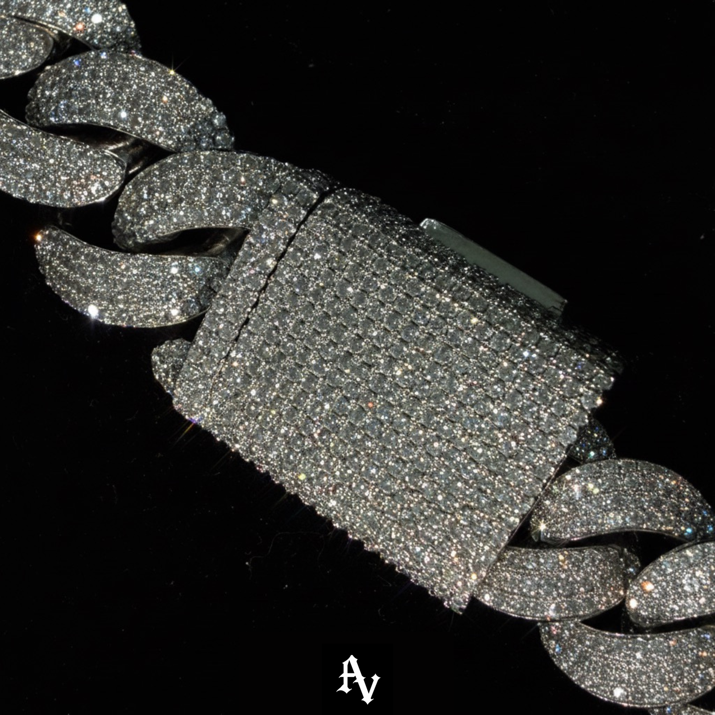 20 MM WHITE CUBAN BRACELET