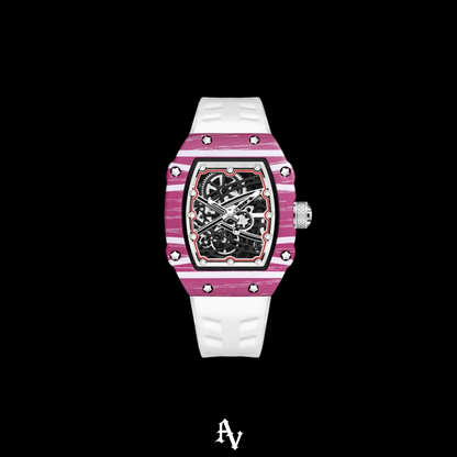 AV ICED MONACO WATCH RUBBER 42 MM