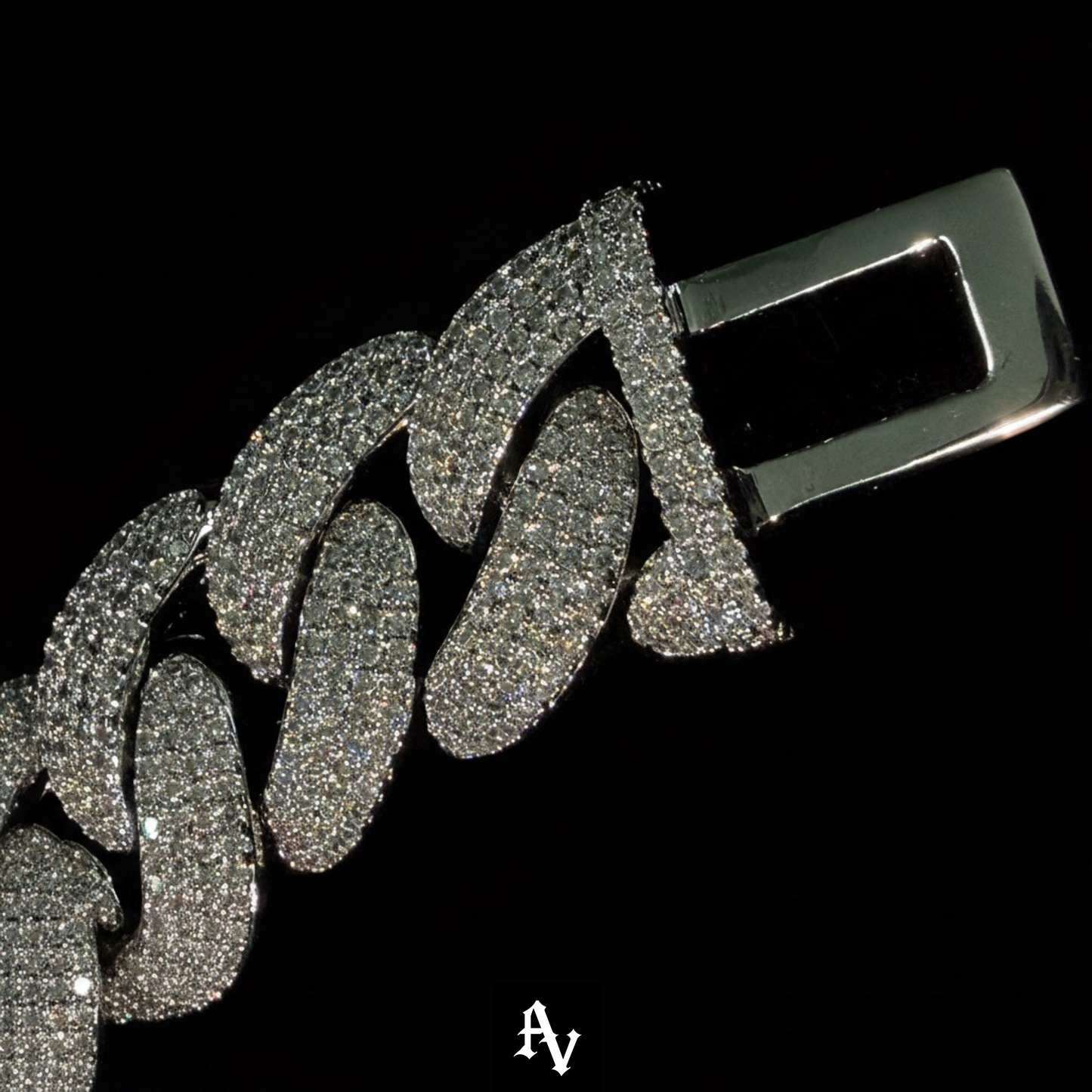 20 MM WHITE CUBAN BRACELET