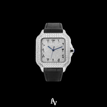 ARABIC WATCH MOISSANITE VVS 1 WHITE