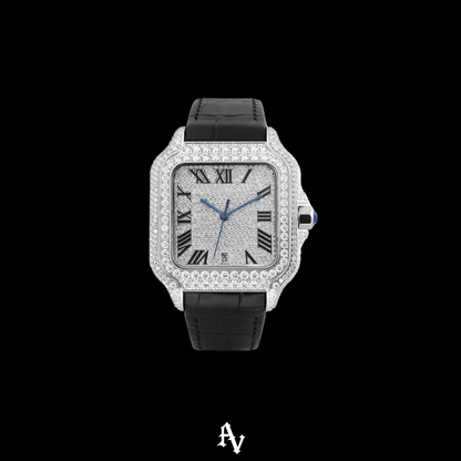 ROMAN WATCH MOISSANITE VVS 1 WHITE