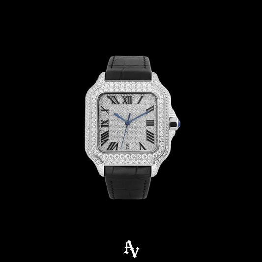 ROMAN WATCH MOISSANITE VVS 1 WHITE