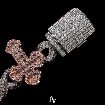 INFINITE CROSS BAGUETTE BRACELET