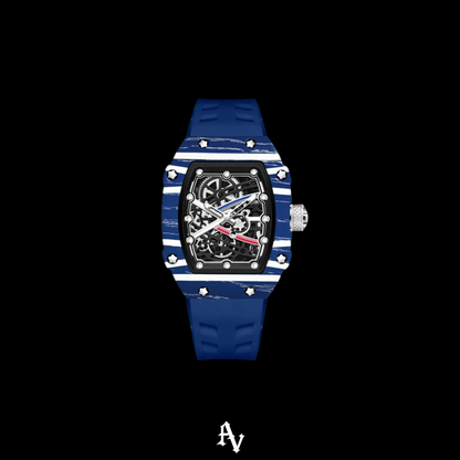 AV ICED MONACO WATCH RUBBER 42 MM