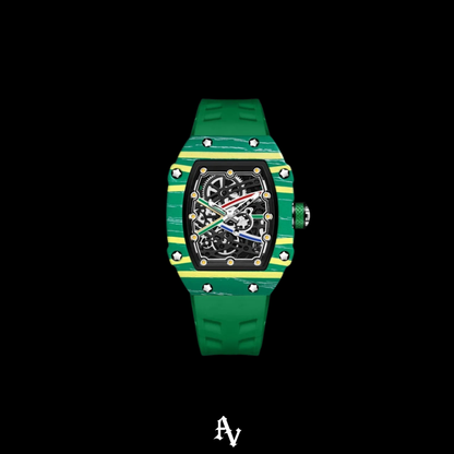 AV ICED MONACO WATCH RUBBER 42 MM