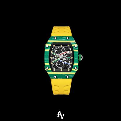 AV ICED MONACO WATCH RUBBER 42 MM